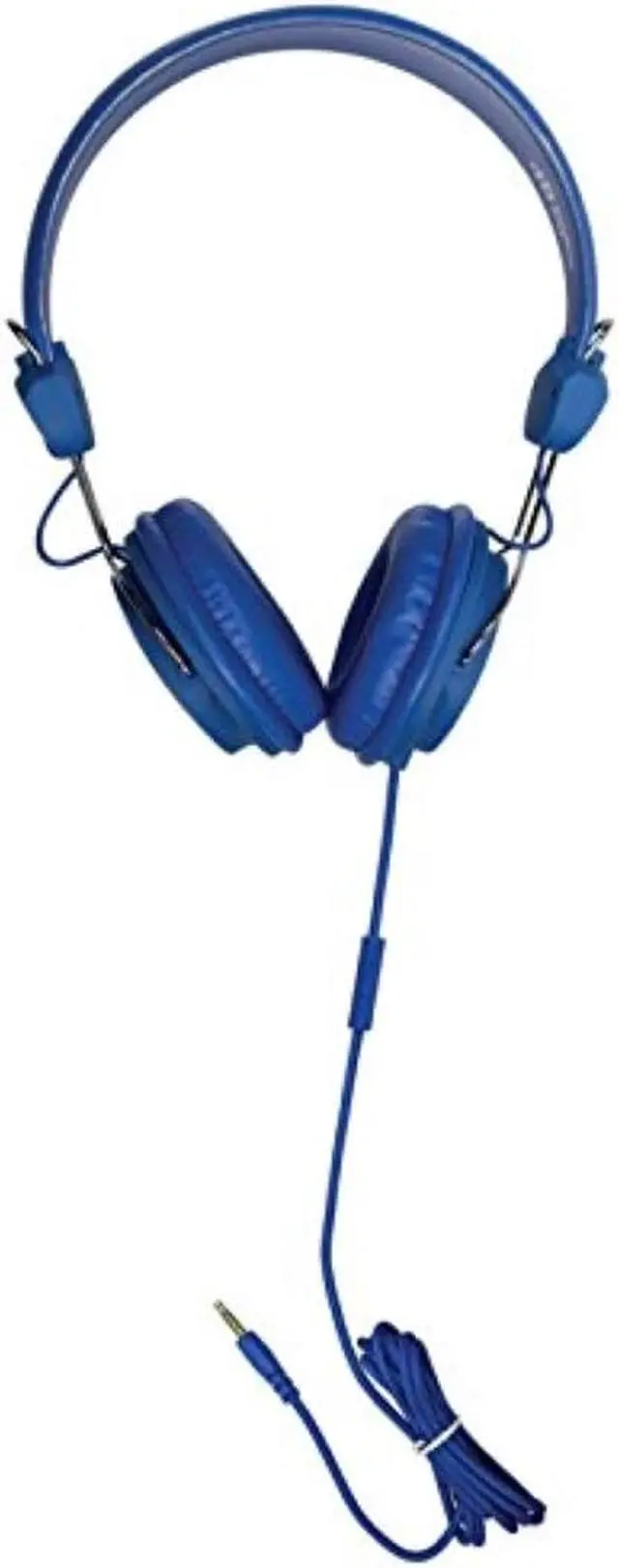 Alt view image 9 of 9 - HamiltonBuhl FV-BLU Favoritz Mid-Sized TRRS Headset with In-Line Microphone - Blue
