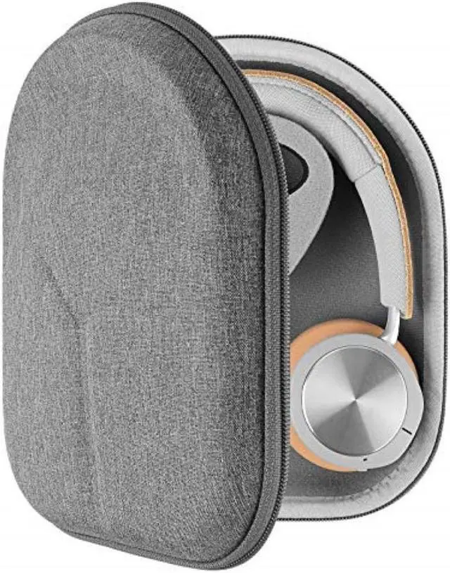 Alt view image 11 of 11 - Geekria Shield Headphones Case Compatible with B&O PLAY Beoplay H9i, H95, H9, H8, H6, H4, H2 Case, Replacement Hard Shell Travel Carrying Bag with Cable Storage (Gery)