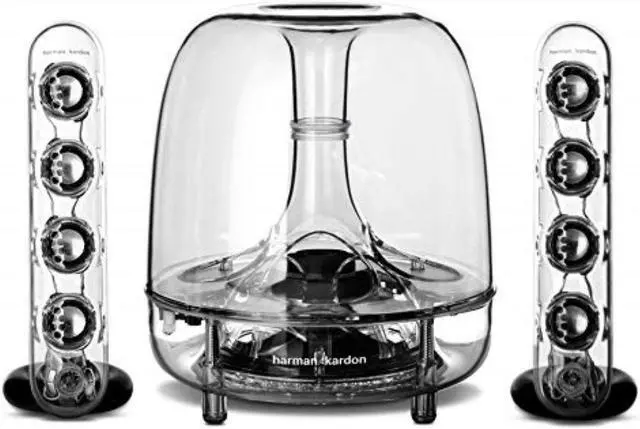 Alt view image 9 of 10 - Harman Kardon Soundsticks Wireless Bluetooth Enabled 2.1 Channel Speaker System