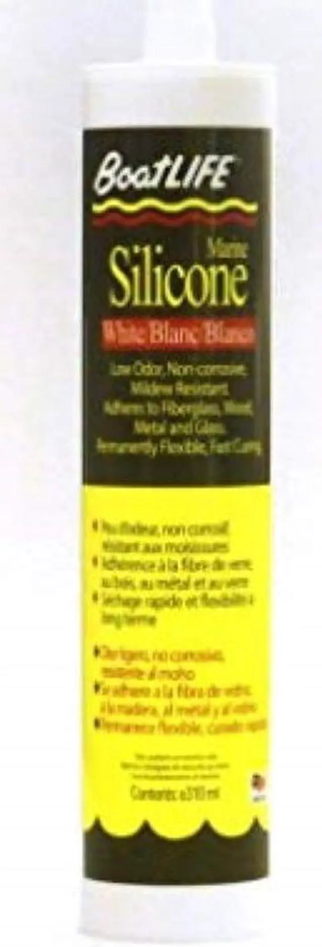 Alt view image 4 of 5 - BoatLIFE Silicone Rubber Sealant Cartridge - White