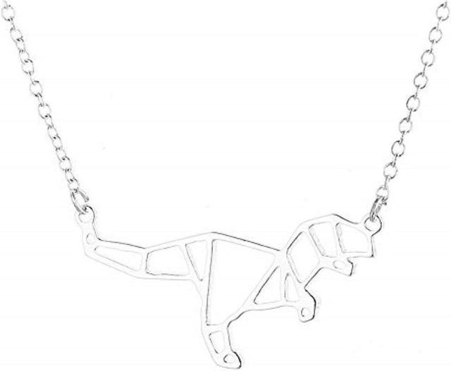 Dinosaur on sale origami necklace