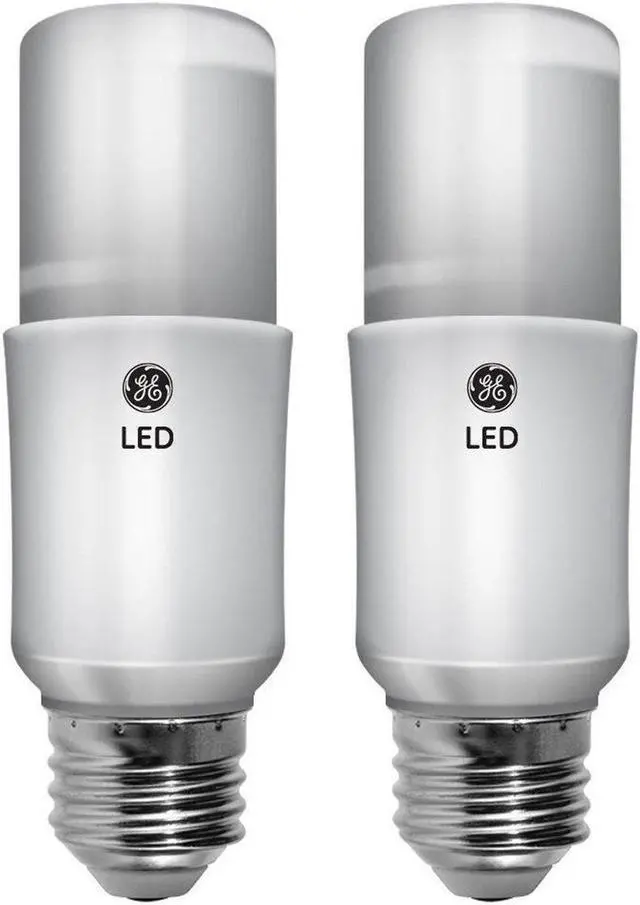 Main image of GE Lighting 63869 LED Brightstik 15-watt (100-watt Replacement), 1600-Lumen Light Bulb with Medium Base, Daylight, 2-Pack