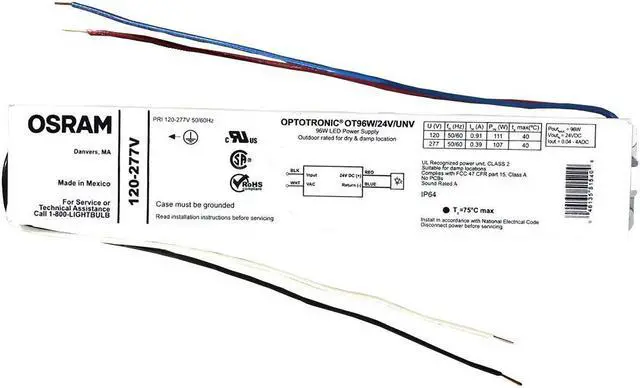 Main image of SYLVANIA 51540 OT96W/24V/UNV 96W 24V Constant Voltage LED Driver