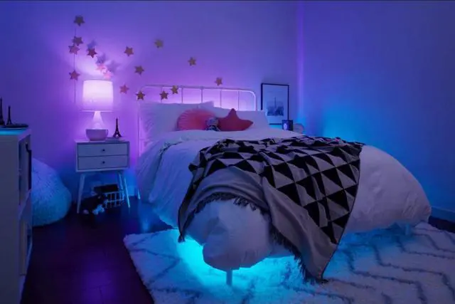 Alt view image 5 of 7 - C by GE 93128983 Full Color Direct Connect Smart Bulb (4 LED A19 Bulbs)