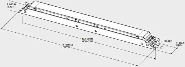 Alt view image 2 of 3 - (10 ballasts) Sylvania 79471 Oti-85/120-277/2A5-Dimlt2-L