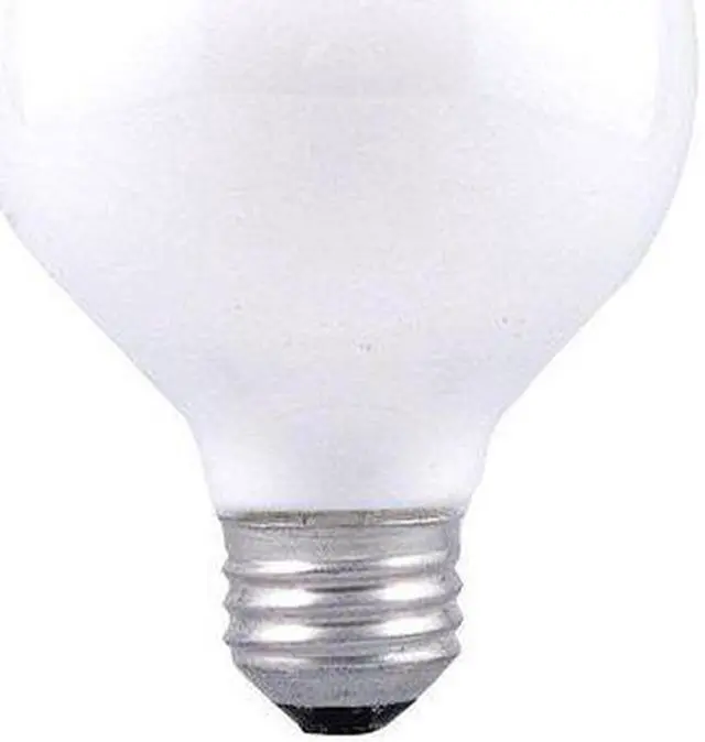 Main image of Double Life 25W Globe Light Bulbs, White, 3-Pack-Sylvania