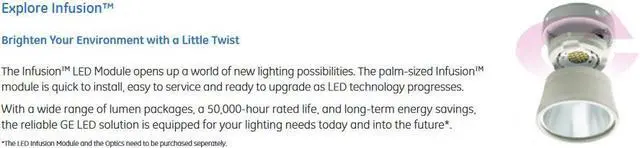 Alt view image 2 of 2 - GE 19214 - M2000/930/W/G4 Indoor Track Lighting LED Fixture 3000K warm white GE Infusion