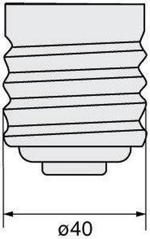 Alt view image 4 of 5 - GE 76204 250w ED18 2100K E40 S50 Lucalox HID LU250/40/H/ECO High Pressure Sodium