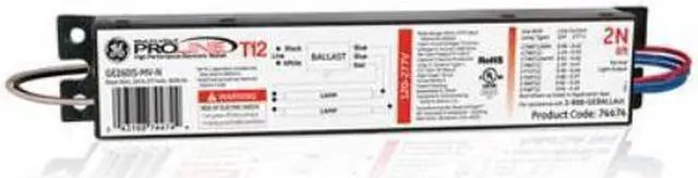 Main image of GE LIGHTING Electronic Ballast,T12 Lamps,120/277V GE-260-IS-MV-N