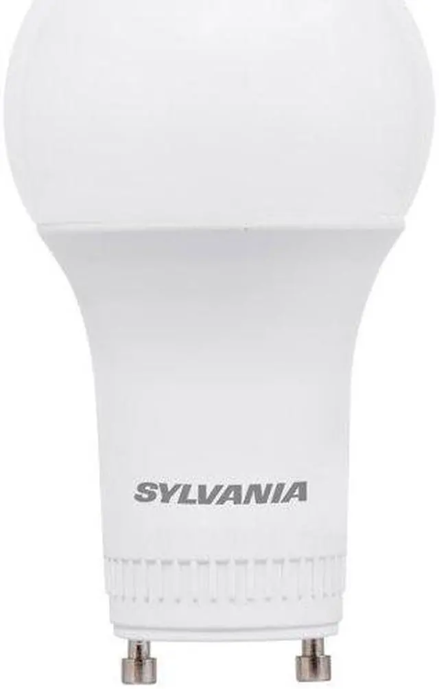 Alt view image 3 of 4 - (3 bulbs) Sylvania LED 8.5 watt A19 Dimmable Light Bulb GU24 base 2700K Soft White Indoor/Outdoor 60 watt equivalent