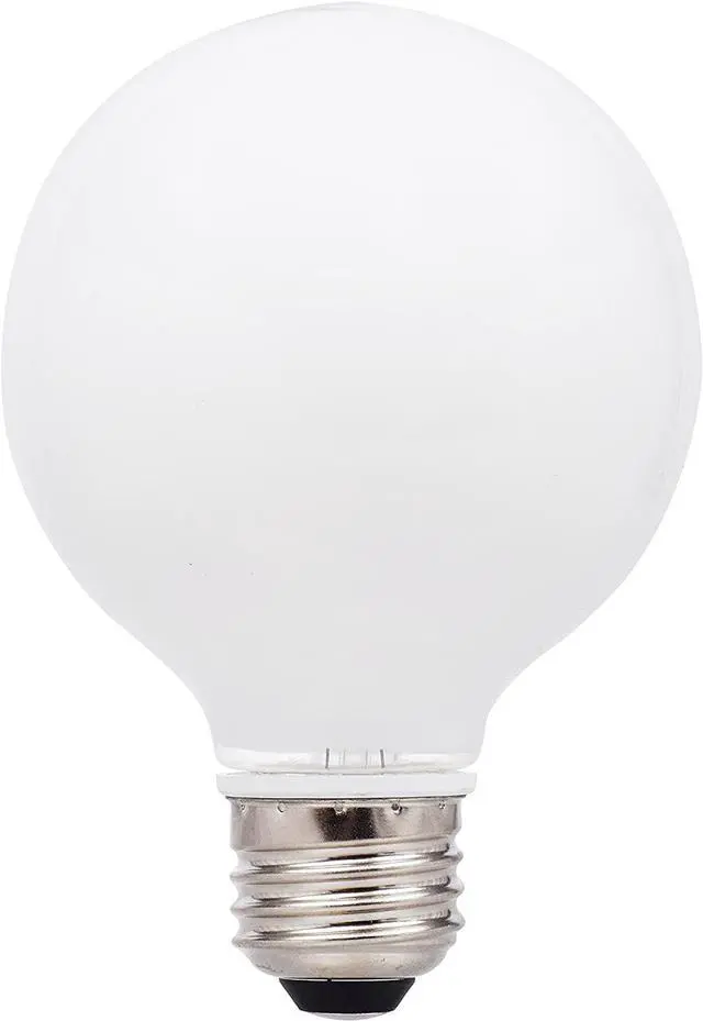 Alt view image 3 of 4 - (12 bulbs) SYLVANIA 40363, Soft White, 60 Watt Equivalent, G25 LED Light Bulbs, Dimmable, Color 2700K, Made in The USA with US and Global Parts