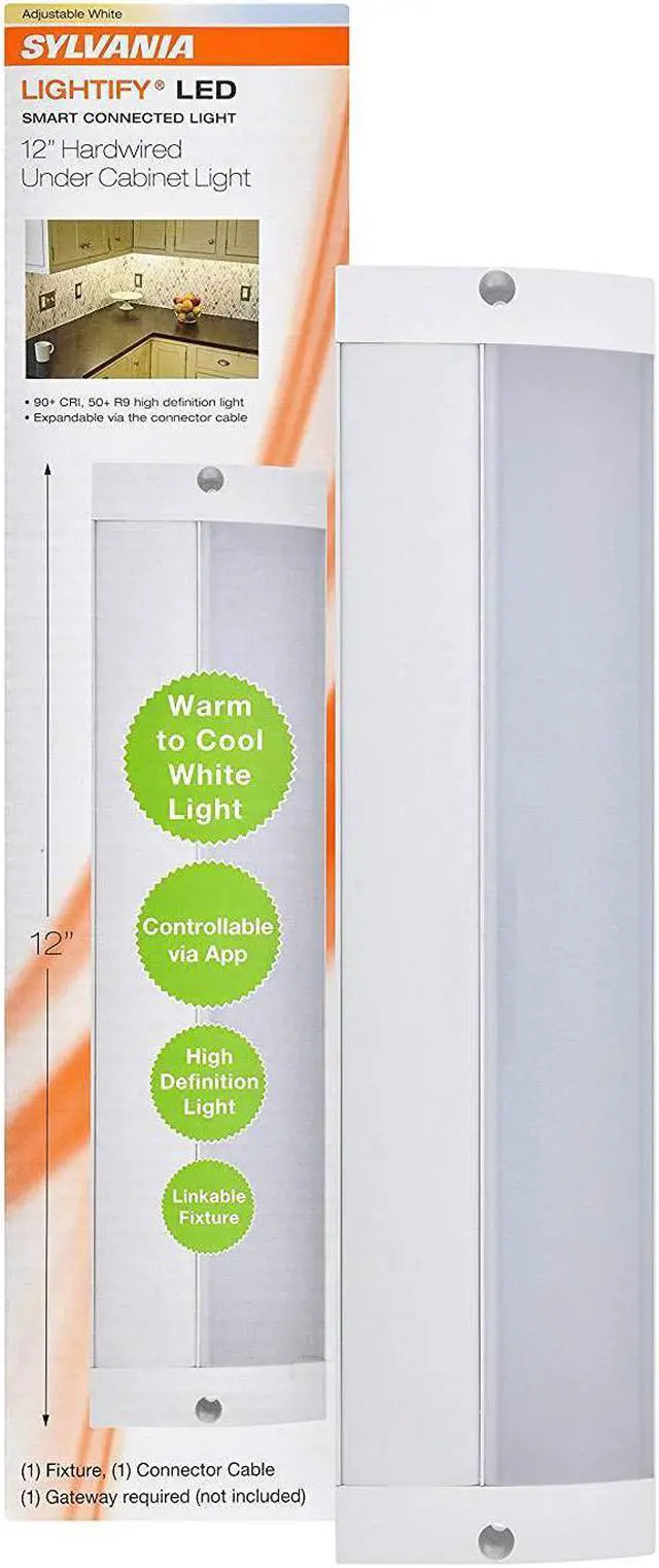 Alt view image 3 of 5 - Sylvania 12" Convertible Alexa-Enabled Under Cabinet Light (Needs Hub) (2 Pack)