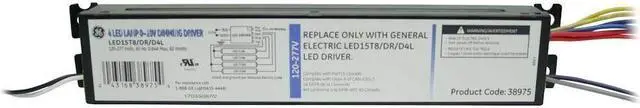 Alt view image 2 of 2 - GE 38975 - 60 watt 120/277 volt Electronic Dimmable LED Driver (LED15T8/DR/D4L)