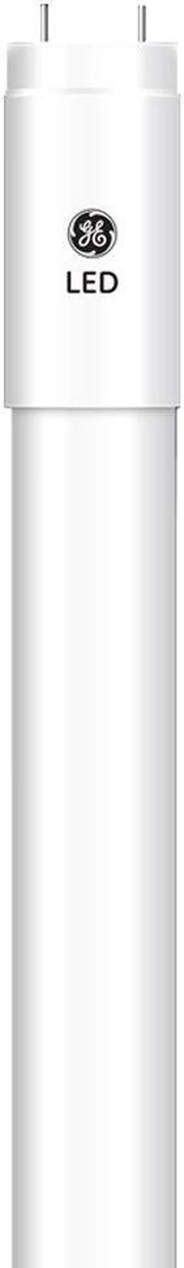 Main image of GE Lighting 37878 Garage & Basement LED T8 Linear Bulb with G13 Base, 12-Watt, Cool White 48 inch (pack of 6)