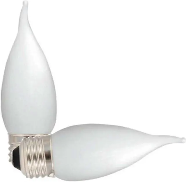 Main image of Sylvania 40529 - LED5B10/BENT/DIM/F/827/GL/BL2 Candle Tip LED Light Bulb
