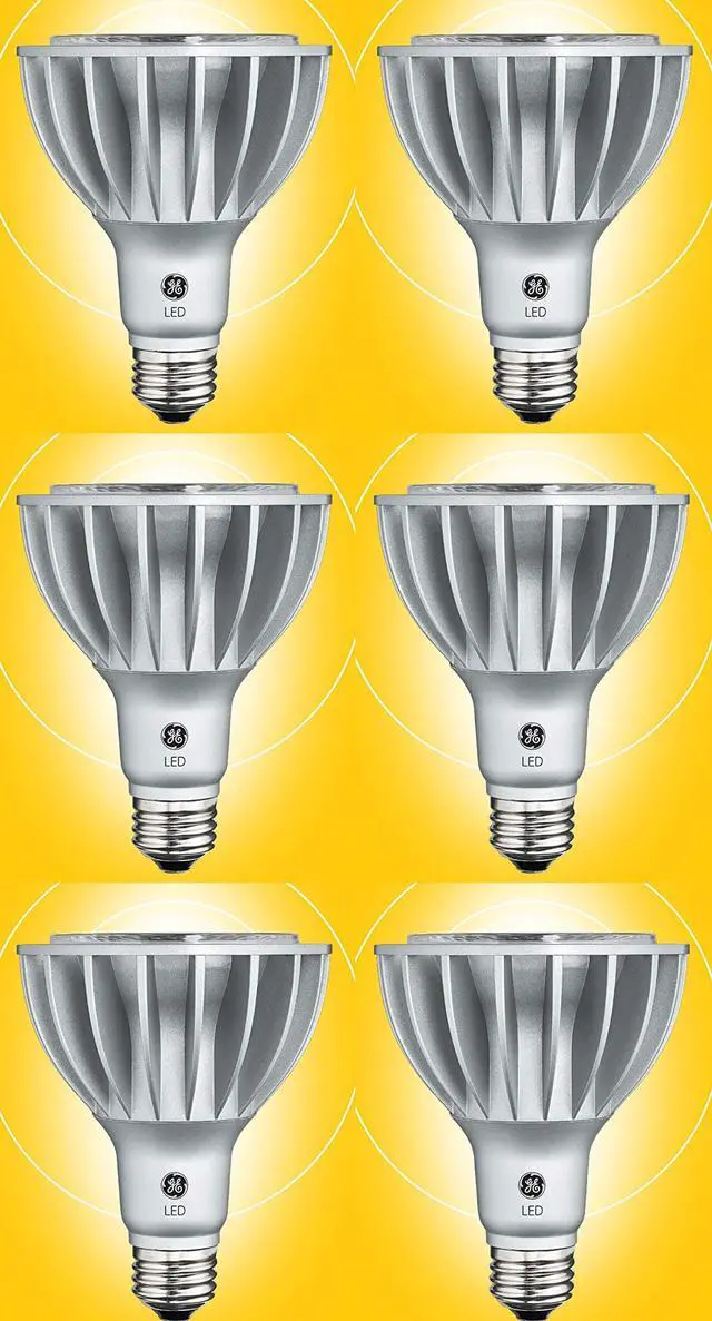 Alt view image 2 of 2 - (6 bulbs) GE 37631 Night Hawk LED floodlight 2200 lumens