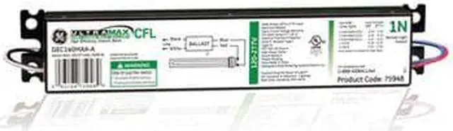 Main image of GE 75948 GEC140MAX-A CFL UltraMax? High Lumen Biax? Electronic Multivolt Instant Start Ballast