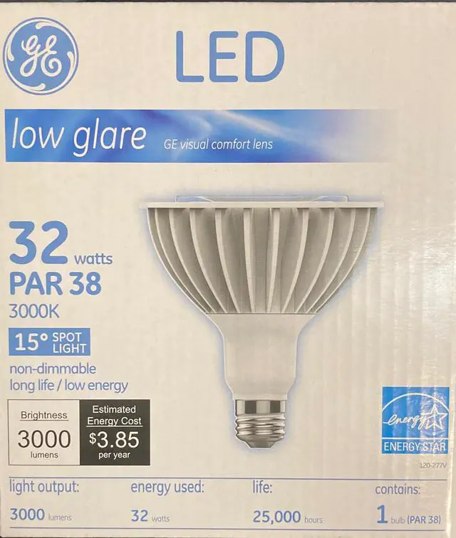 Alt view image 3 of 5 - GE 20109 - LED32P38W830/15 PAR38 Flood LED Light Bulb