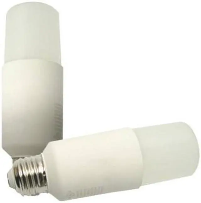 Alt view image 4 of 4 - (2 bulbs)GE brightstik 15 watt LED, medium base,  1600 lumens LED Bright Stik, 2700K Warm white