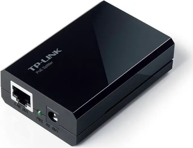 Alt view image 2 of 8 - TP-LINK TL-POE10R Gigabit PoE Splitter Adapter, IEEE 802.3af compliant, Up to 100 meters (328 Feet), 5V/12V Power Output