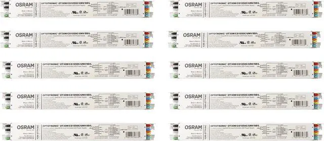 Main image of (case of 10) Osram 79376-A Optotronic OT30W/CS1050C/UNV/SD/L Dimmable LED Power Supply 120/277V