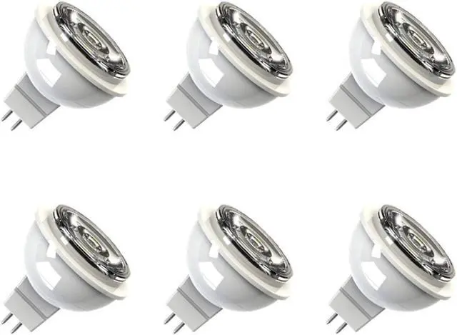 Main image of (6 bulbs) GE Lighting 37114 LED MR16, GU10 base, 3.5 watts, 300 lumens, LED light bulb, 3000K Color Temp