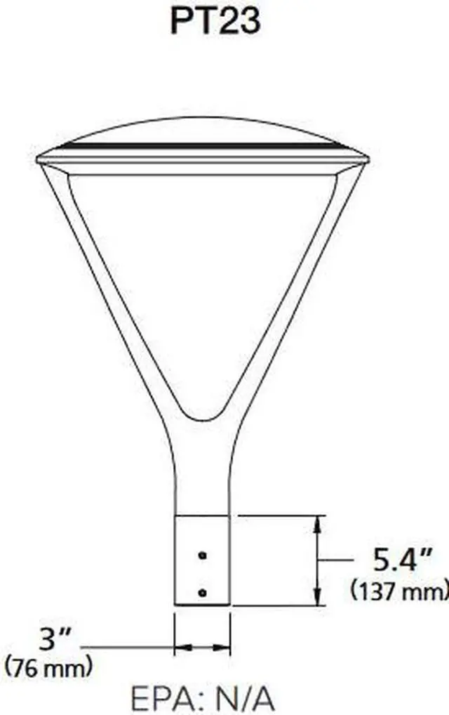 Alt view image 3 of 5 - GE Lighting KIM Lighting 93088549 UR20 ouro Architectural area / site LED Luminaire, post top mount, 3000 lumens, beautiful design