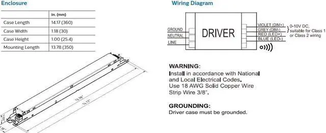 Alt view image 2 of 3 - Advance by Signify Xitanium LED Electronic Driver XIO40C110V054BST2