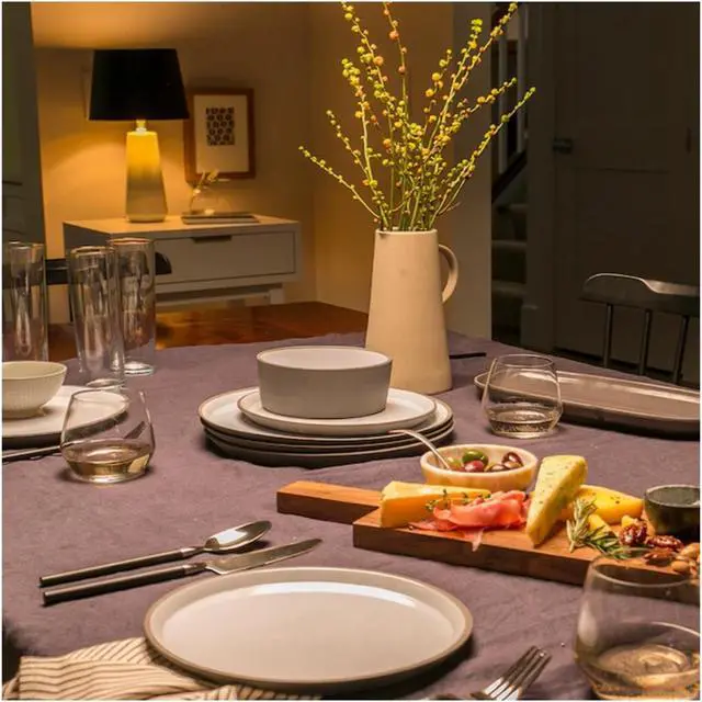 Alt view image 3 of 5 - (4 bulbs) GE 41857 relax LED G40 Globe HD Light, 60 watt replacement using only 6 watts, 500 lumens, soft white, dimmable LED Light Bulb