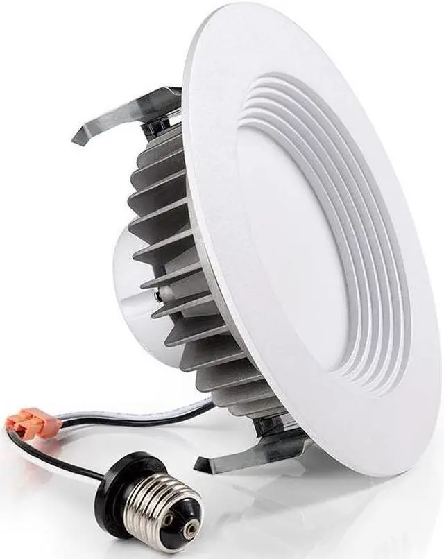 Alt view image 2 of 2 - Philips Lightolier CP6RB07830W 6 Inch LED CorePro Down Light 120 Volt, 80 CRI, 3000K 835 Lumens Powder Coated White Splay White Flange 11 watt LED round Downlight