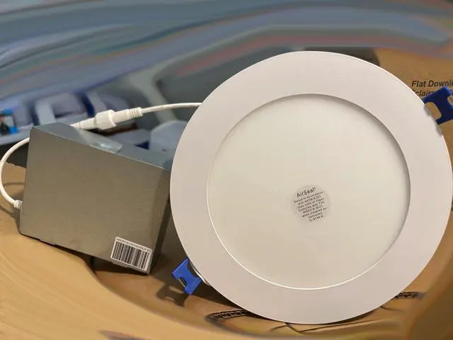 Alt view image 4 of 4 - Philips Lightolier FD6R LED Flat Downlight dual select, CCT selector (2700K, 3000K, 3500K, 4000K & 5000K) and Lumen selector, 6 inch round LED downlight, white, 0-10V Dimming