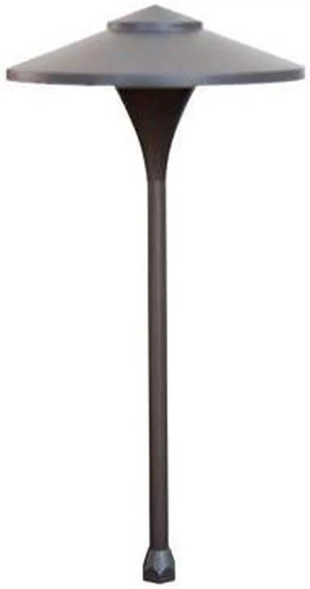 Main image of Philips Hadco RL9-HS7 Aluminum Quartz Halogen Landscape Path Light, with stake, bronze finish, 20 watt, frosted tempered glass