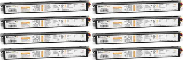 Main image of (case of 8) GE 31307 Proline T5 2-Bulb Electronic Ballast, GE28T5/2-120RESL, Rapid start