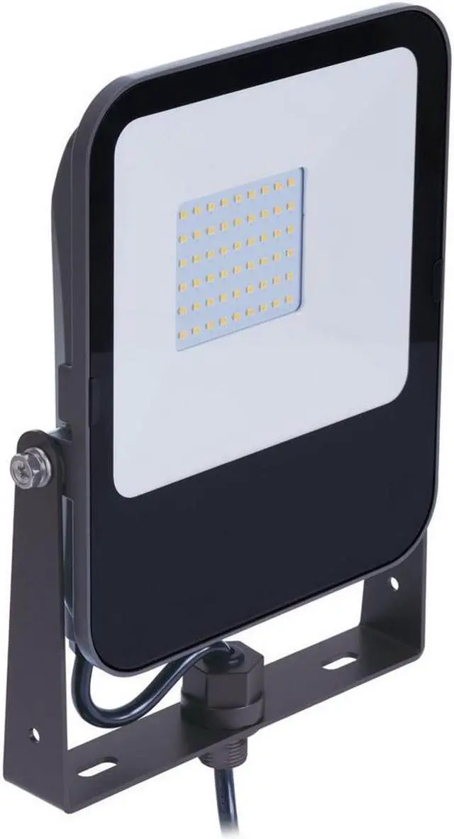 Main image of Philips Stonco LED Slim Outdoor Floodlight Area Light, 48 watt, 4000K, Knuckle and Yoke Mount, Bronze, 5472 lumens LED security landscape architectural floodlight, TF50-NW-G1-K-FL-8-BZ