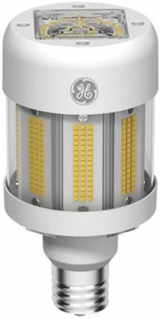 Main image of GE LED 93125012 omni-directional LED lightbulb, LED50ED23.5M/730, 3000K, E26 base, 7500 Lumens, Damp Location rated, Ballast Bypass Type B, LED upgrade for 100 watt HID