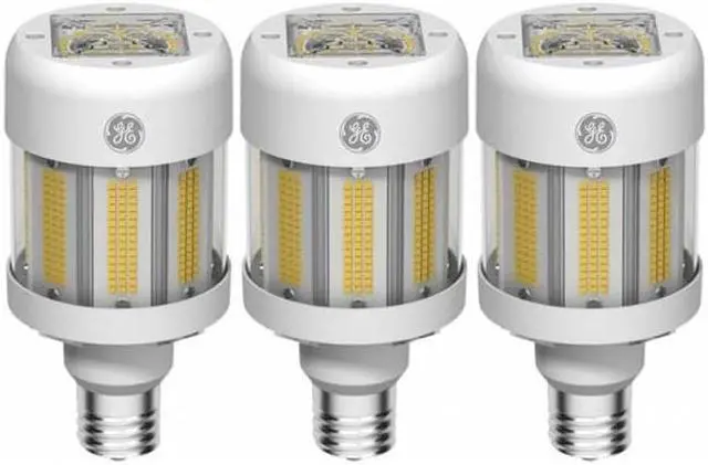 Main image of (case of 3) GE LED 93125012 Omni-Directional LED 50 watt, 3000K, 7500 Lumens, E26 base, HID replacement, LED50ED23.5M/730, LED CornCob Light Bulb, Type B Ballast Bypass