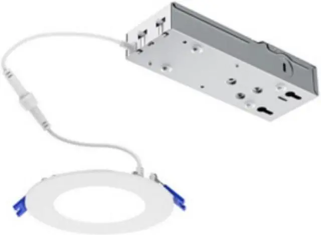 Alt view image 2 of 5 - Philips Lightolier Flat LED Downlight Round 4 inch, Selectable Lumens and Selectable Color Temp, 0-10V Dimming, FD4RSLMZ10SCTUW, Title 24 Compliant LED Luminaire