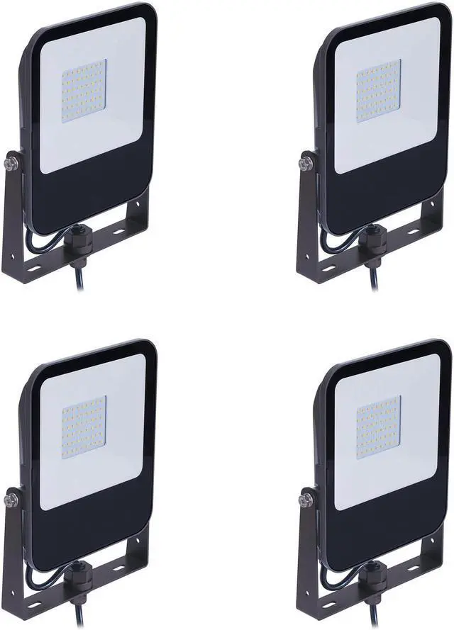 Main image of (case of 4) Philips Stonco LED Slim Flood Area Light, 9 watt, cool white 5000K, Knuckle mount, 1100 Lumens, bronze, 120-277V, security and architectural landscape luminaire