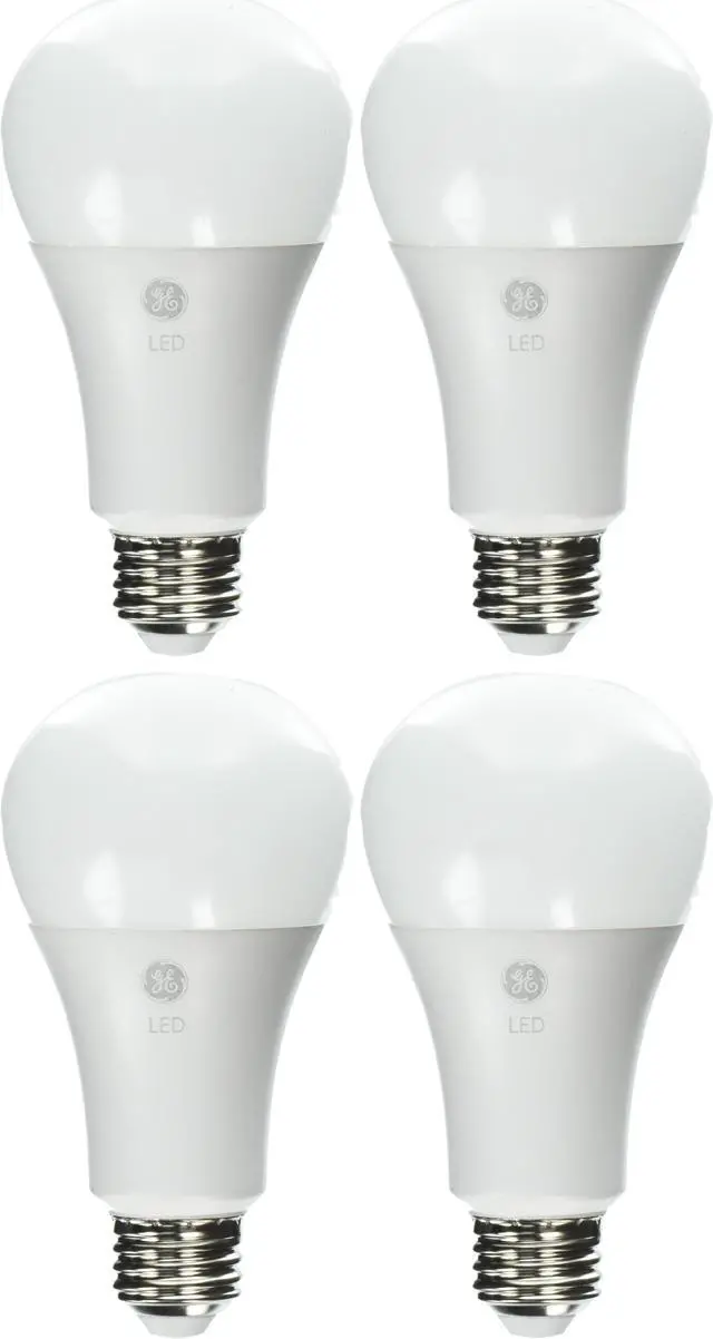 Main image of (4 bulbs) GE Lighting 65721 LED A21, 12 watt (75 watt equivalent) soft white A21, non-dimmable, LED light bulb, 1100 lumens