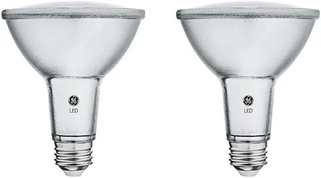 Alt view image 2 of 3 - GE Classic 2-Pack 75 W Equivalent Dimmable Spot Warm White Par30 Longneck LED Light Fixture Light Bulbs