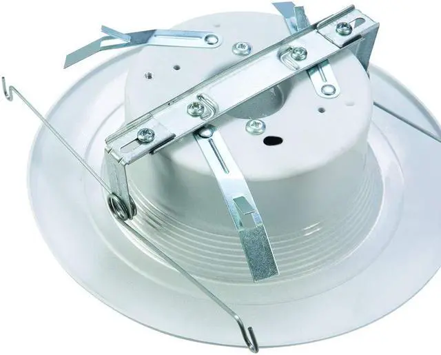 Alt view image 3 of 7 - (4 pack) HALO Recessed RL560WH6935R 5" or 6" Integrated LED bulb with Recessed White Trim, 3500K Soft White, 735 lumens, wet rated for shower use, complete bulb and trim replacement kit