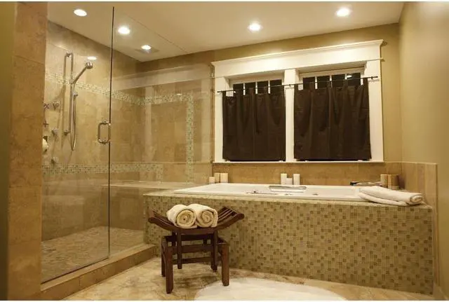 Alt view image 6 of 7 - (4 pack) HALO Recessed RL560WH6935R 5" or 6" Integrated LED bulb with Recessed White Trim, 3500K Soft White, 735 lumens, wet rated for shower use, complete bulb and trim replacement kit