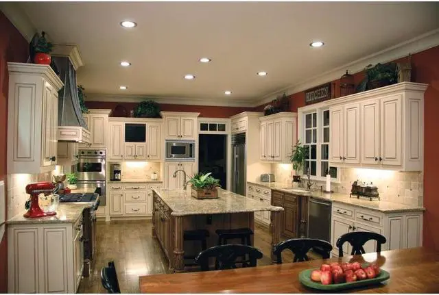 Alt view image 7 of 7 - (4 pack) HALO Recessed RL560WH6935R 5" or 6" Integrated LED bulb with Recessed White Trim, 3500K Soft White, 735 lumens, wet rated for shower use, complete bulb and trim replacement kit