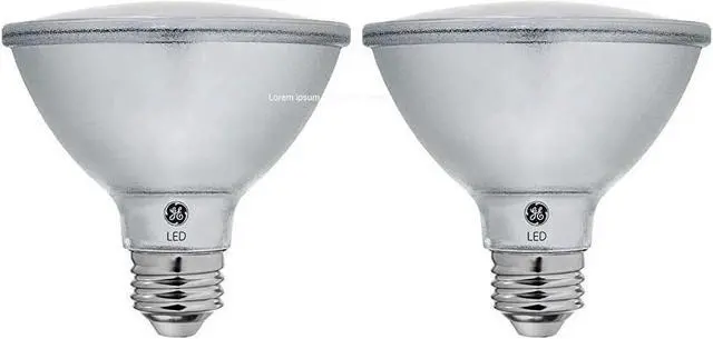 Alt view image 2 of 4 - (2 bulbs) GE Reveal LED 75 W Equivalent Dimmable, Color-Enhancing HD PAR30 Shortneck, Dimmable LED Light Light Bulb, GE's best light, Indoor Floodlight, 700 lumen, 12 watt