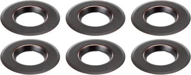 Main image of (case of 6) GE 47831 changeable Trim Ring, Bronze Recessed Light Trim for 5 or 6 inch recessed downlight trim, bronze, compatible with 4 inch and 6 inch GE LED recessed downlights