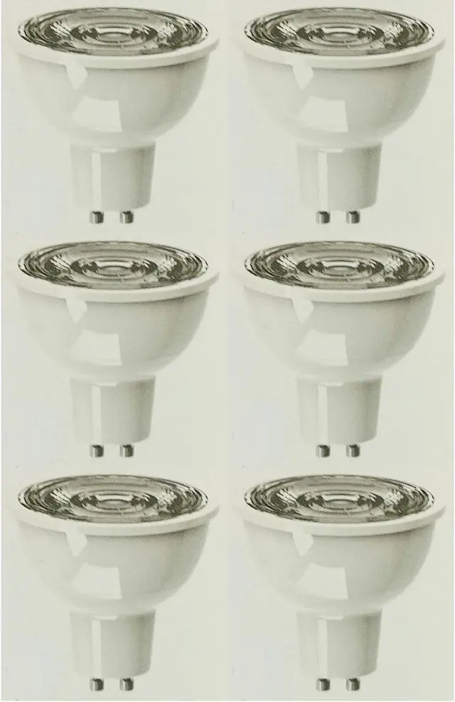 Alt view image 2 of 4 - (case of 6) GE 36485 LED MR16 3000k 25 degree narrow flood, 520 lumens, 7 watts