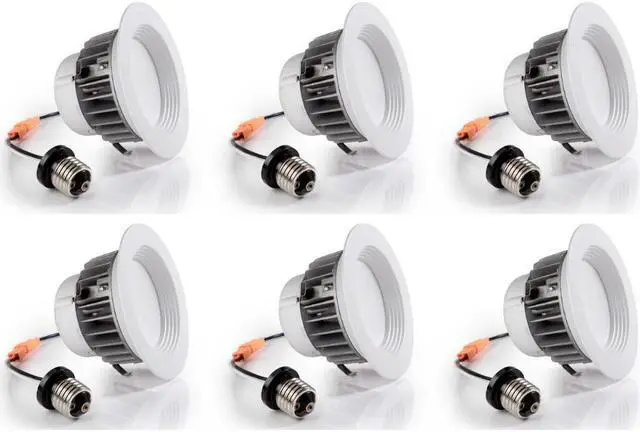 Alt view image 2 of 4 - (case of 6) Philips Lightolier CorePro LED 4 inch Downlight, CP4RB07930W, Title 24 Certified LED upgrade retrofit luminaire