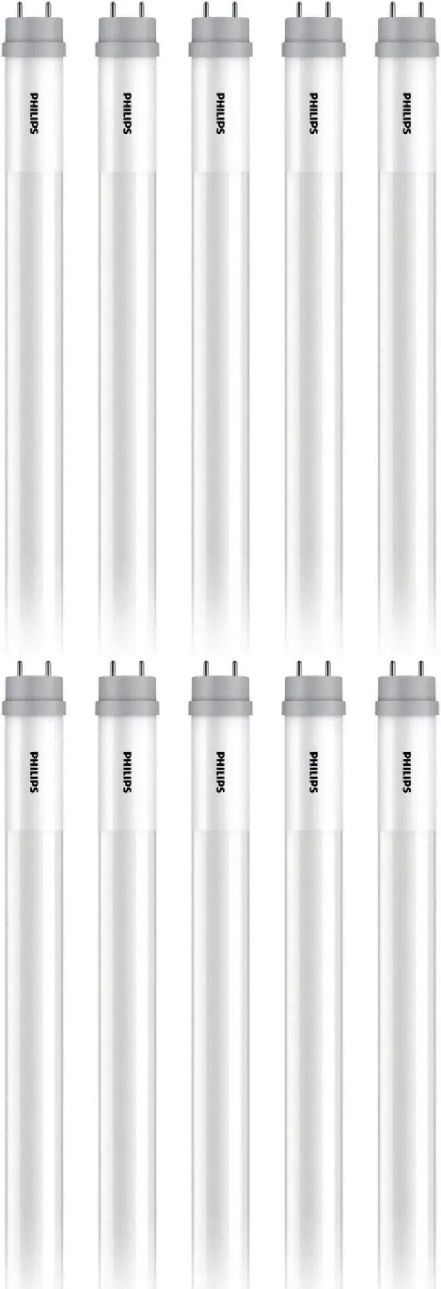 Main image of (10 tubes) Philips 471755 15T8/COR/48-835/MF20/G LED Straight T8 Tube Light Bulb, 48 inches,  for Replacing T8 Fluorescent lamp , 15 watts, type B ballast bypass, frosted glass, 2000 lumens, 3500K
