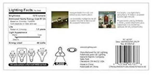 Alt view image 3 of 3 - (12 bulbs) GE Classic 60-Watt EQ PAR 30 shortneck Dimmable Warm White Reflector Appliance Halogen Light Bulb