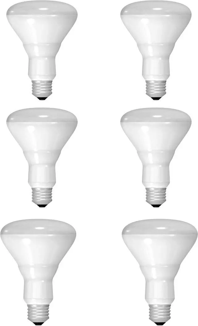 Main image of (6 bulbs) GE Incandescent Flood Light Bulbs, BR30 Flood Lights, 45-Watt, 370 Lumen, Medium Base, Soft White, Indoor Flood Light Bulbs, Recessed Light Bulbs for Indoors